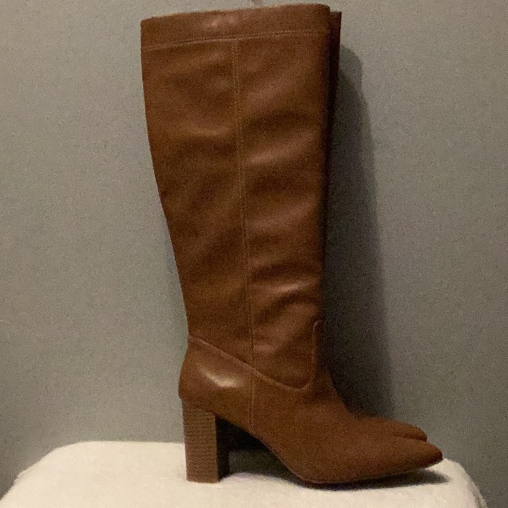 a.n.a. Ludwig Cognac Heeled Boots
